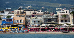 A Crowded Beach on Kos