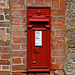 Victorian wall mounted post box
