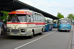Dordt in Stoom 2014 – 1966 Setra S9 bus leaves