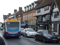 DSCF4567 Johnsons Coach and Bus YJ11 EJL in Stratford-upon-Avon - 28 Feb 2o14