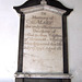 Memorial to Mary Clifton, Spexhall Church, Suffolk