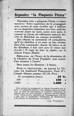 C'est Pétain qu'il nous faut - 1936 - dernière page