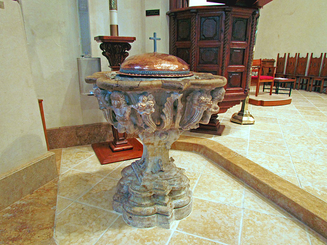 Baptismal Font - Cathedral of San Fernando