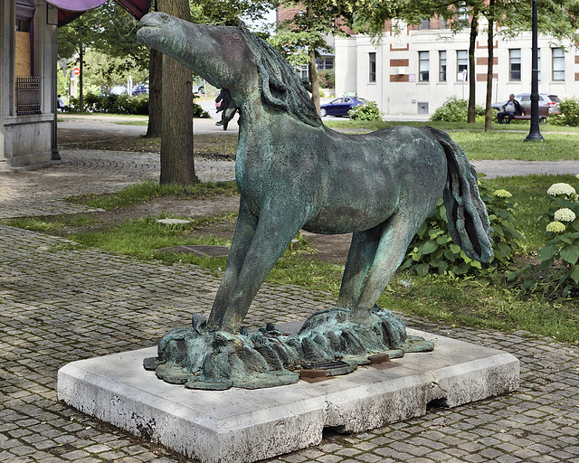 "The Great Horse" – Cabot Square, Saint Catherine Street at Atwater, Montréal, Québec