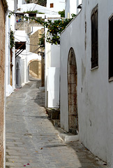 A Quiet Street in Lindos