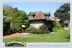 The well & entrance - Kipling Gardens - Rottingdean - 9.5.2014