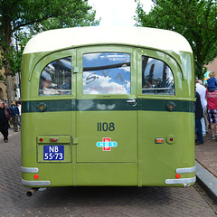 Dordt in Stoom 2014 – The rear end of a 1947 Crossley SD 42/1
