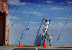 South Of The Border Mural in progress (2293)