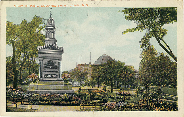 View in King Square, Saint John, N.B.