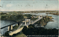 St. John, N.B., Suspension Bridge over Reversible Falls