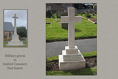 Military grave - Alfred J. Corrick - Canadian Army - Seaford Cemetery - East Sussex - 21.3.2014