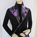 felted shawl - purple