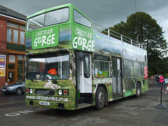 DSCF5056 Cheddar Gorge open top bus A860 SUL - 13 May 2014