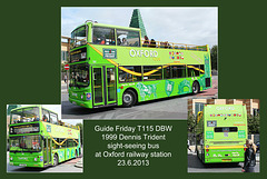 Guide Friday - 1999 Dennis Trident - Oxford - 23.6.2013