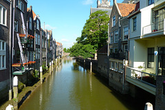 View of the Voorstraathaven in Dordrecht