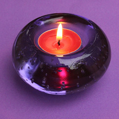 Candle in Mauve