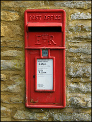 Church Enstone post box