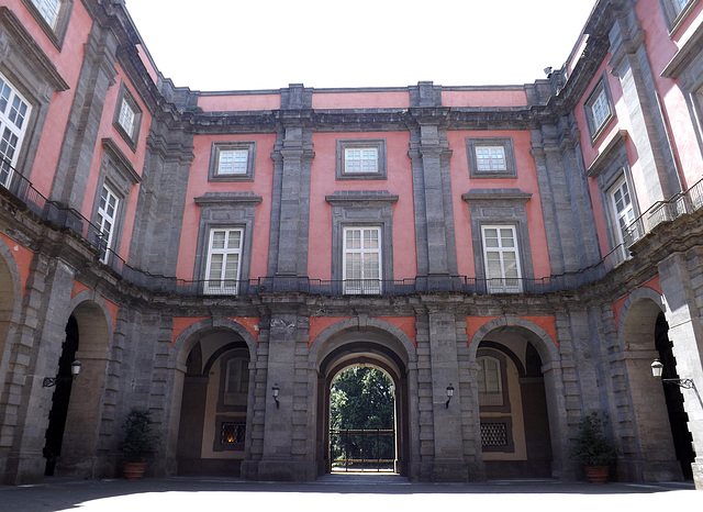 Courtyard in the Capodimonte Museum, June 2013
