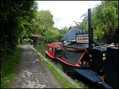 blacksmith boat on the canal