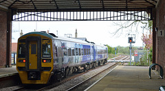 Class 158 Leaving Filey For Scarborough