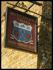 Butchers Arms pub sign