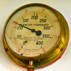 Dordt in Stoom 2014 – Steam pressure gauge of the Stadsgraanzuiger № 19