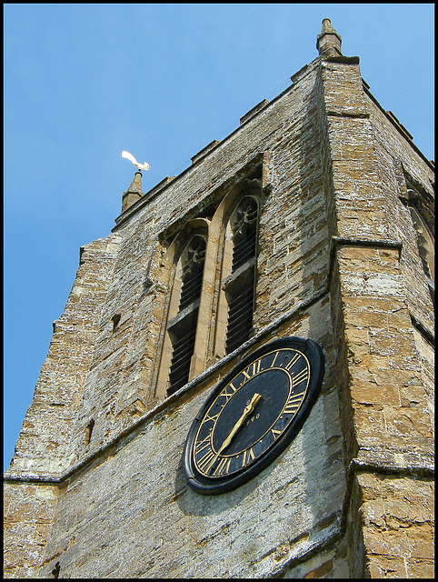 Aynho church clock