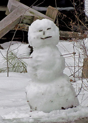 Alabama snowman, Etowah County, Alabama