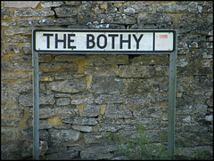 The Bothy street sign