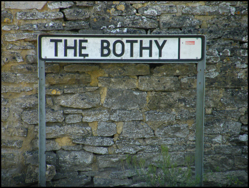 The Bothy street sign