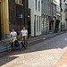 Cycling in the Wijnstraat