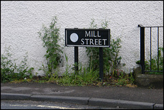 Mill Street sign, Witney