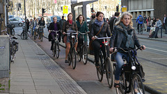 Rush Hour in the Bicycle Lane