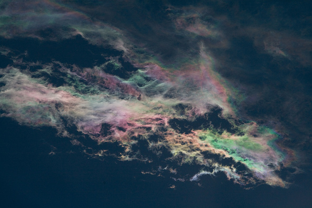 R is for rainbow clouds