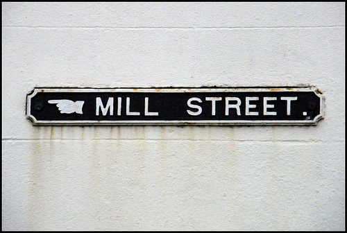 old Mill Street street sign
