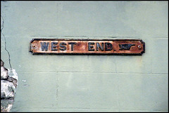 West End street sign