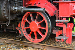 Dordt in Stoom 2014 – Wheel of the steam engine 01 1075