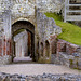 Farnham Castle Keep inside of entrance gateway