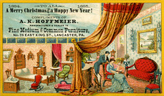A Merry Christmas and a Happy New Year to All! 1884-1885