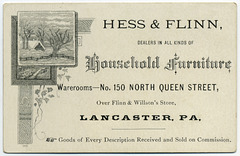 Hess and Flinn, Dealers in All Kinds of Household Furniture, Lancaster, Pa.