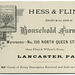 Hess and Flinn, Dealers in All Kinds of Household Furniture, Lancaster, Pa.