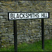 Blacksmiths Hill street sign