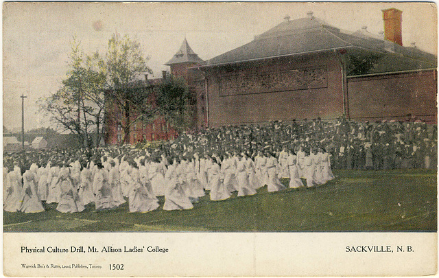 Physical Culture Drill, Mt. Allison Ladies' College