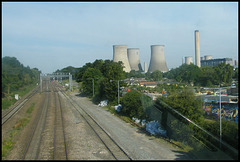 Didcot from the railway