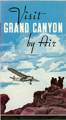 Visit Grand Canyon by Air, TWA and GCA, 1935