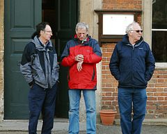 Three Men Waiting
