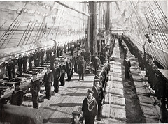 Inspection of Kit and Bedding, Training Ship HMS Ganges 1898