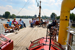 Dordt in Stoom 2014 – Deck of the MS Hydrograaf