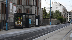 BESANCON:Essais du Tram: Station Fontaine Argent. 02