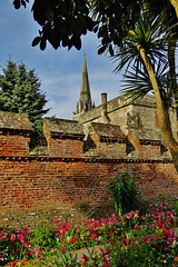 chichester bishop's palace gardens, sussex